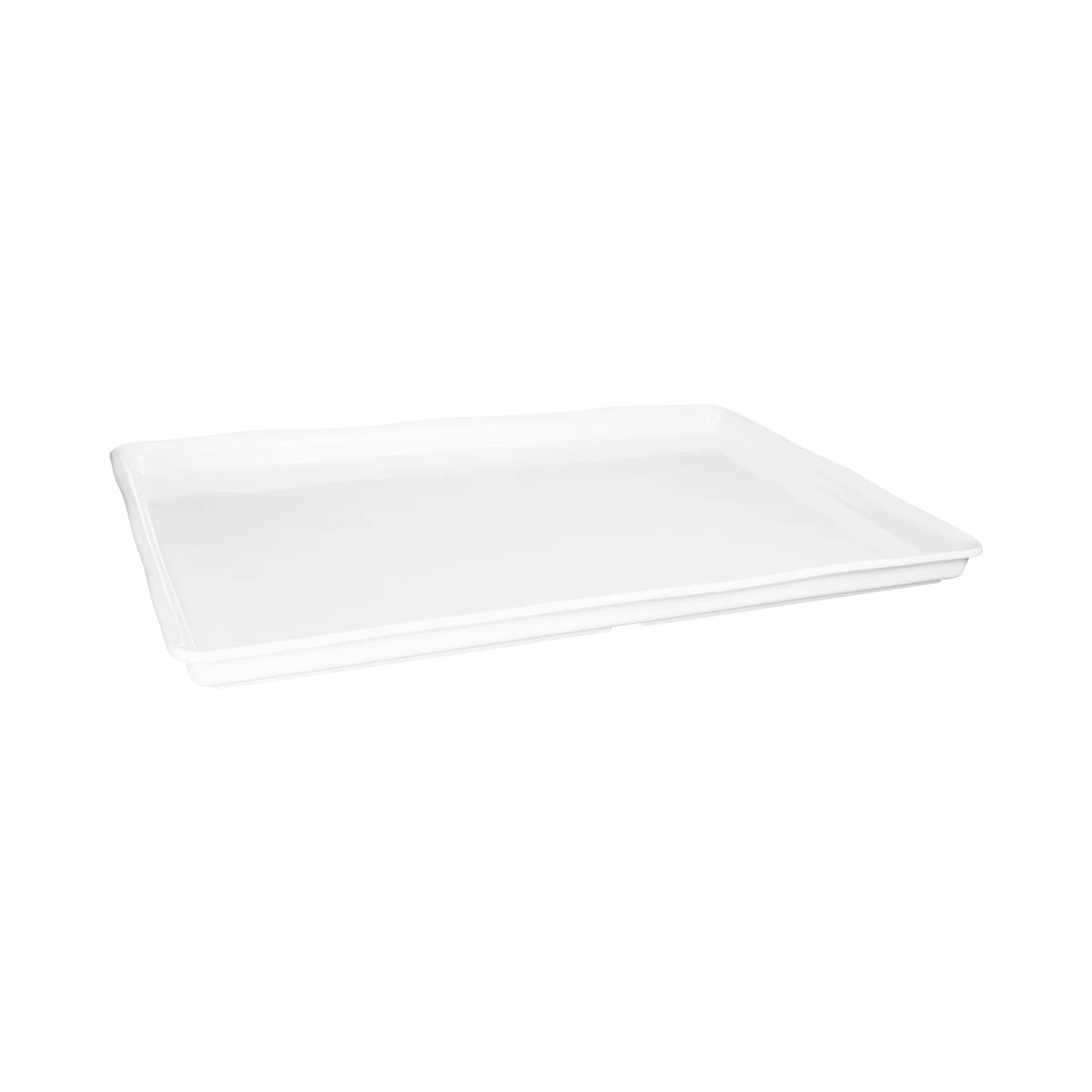 Elite Global Solutions The Edge Melamine Tray, White - 18" x 26" x 1 1/2"
