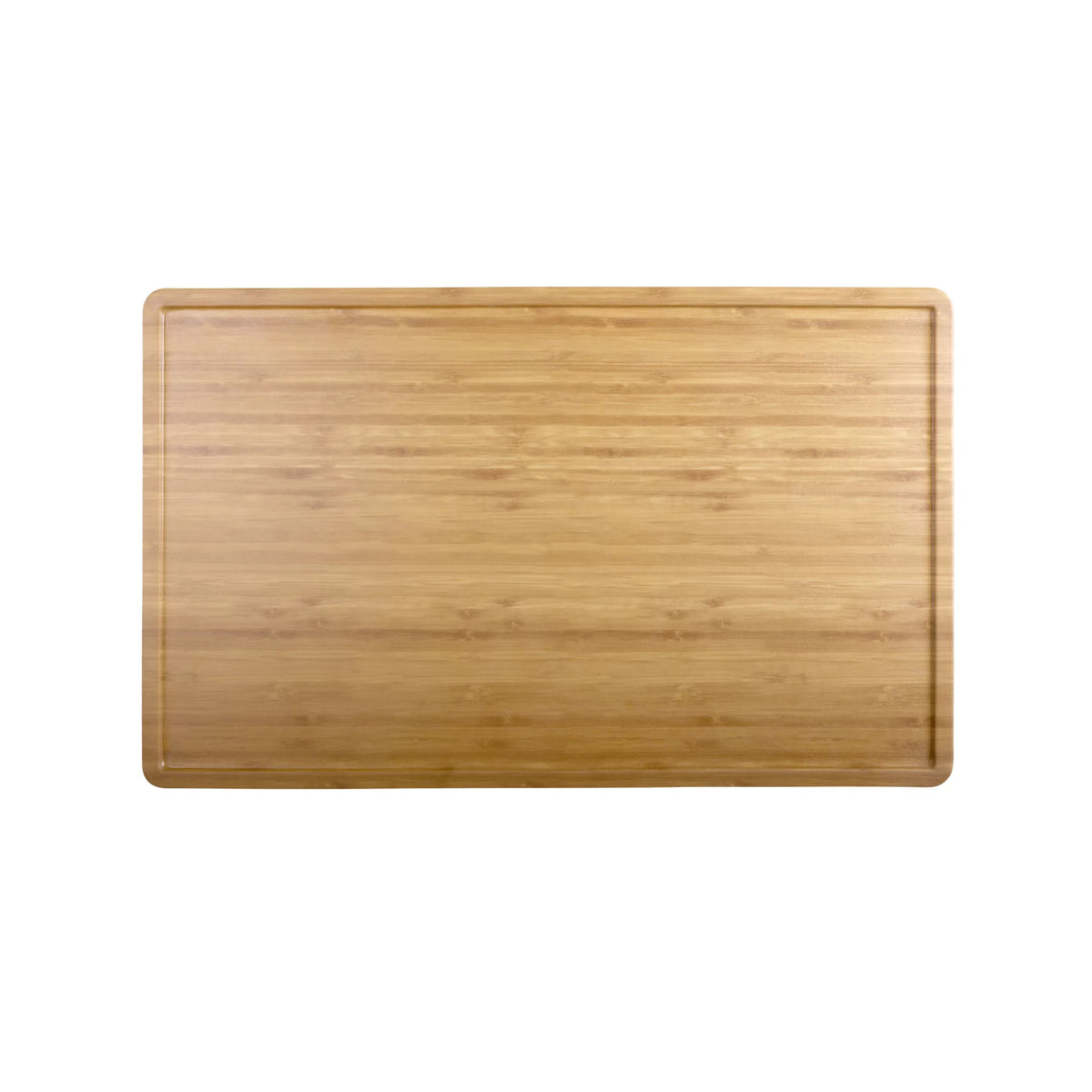 Elite Global Solutions M2012RCFP Fo Bwa Melamine Serving Board, 12" x 20" - Bamboo Faux Wood Wood