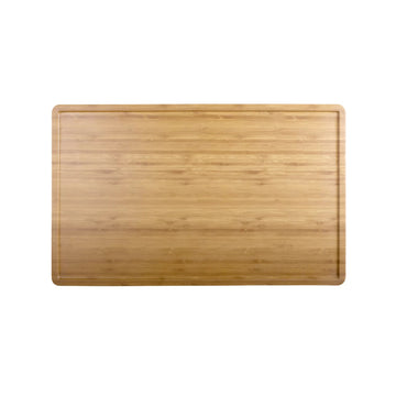 Elite Global Solutions M2012RCFP Fo Bwa Melamine Serving Board, 12" x 20" - Bamboo Faux Wood Wood