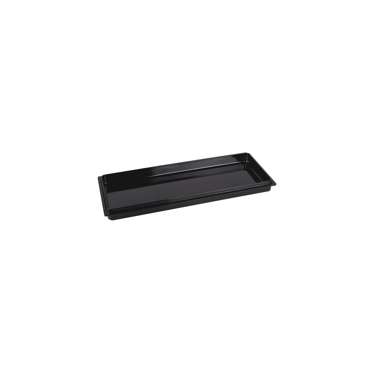 Elite Global Solutions M6152LID Modern European Melamine Pan Lid, 6" x 15" - Black