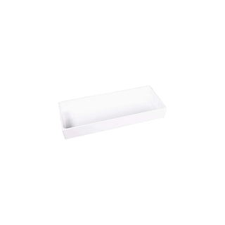 Elite Global Solutions M6152 Modern European Melamine Food Pan, 6" x 15" - White