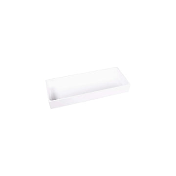 Elite Global Solutions M6152 Modern European Melamine Food Pan, 6" x 15" - White