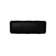Elite Global Solutions The Edge Melamine Tray, Black - 6 1/2" x 17 1/2" x 1 1/2"