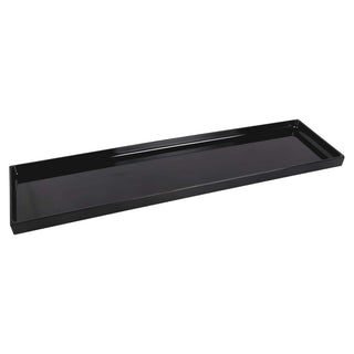 Elite Global Solutions M8301-B Modern European Melamine Food Pan, 8" x 30", Black - Default Title