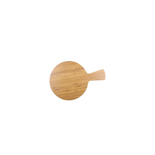 Elite Global Solutions M9RW Fo Bwa Melamine Serving Board, 9" Diameter - Bamboo Faux Wood Wood