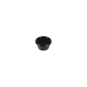 Elite Global Solutions R25SM-B Ramekins Melamine Ramekin, 2.5 oz., Black, 6/Case - Default Title