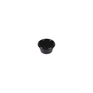 Elite Global Solutions R25SM-B Ramekins Melamine Ramekin, 2.5 oz., Black, 6/Case - Default Title