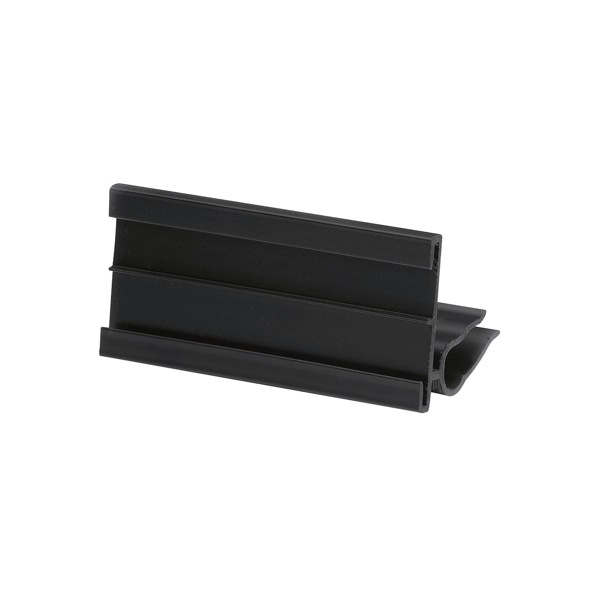 Elite Global Solutions TAG35112 Venetian Plastic Holder, 1 1/2" x 3 1/2" - Black