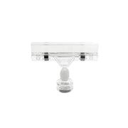 Elite Global Solutions Plastic Sign Holder, Clear, 10/Pack - 2 1/2"