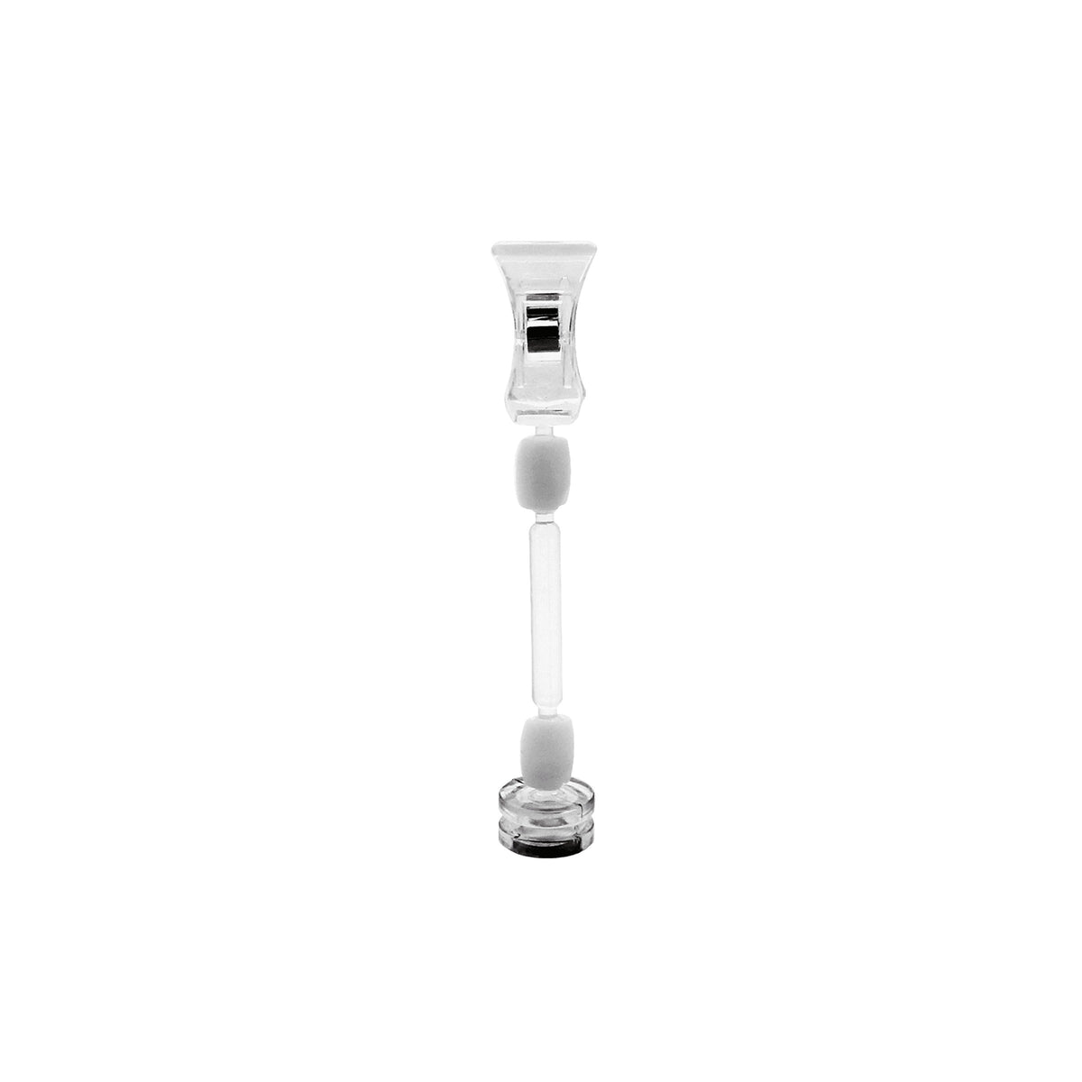 Elite Global Solutions Plastic Sign Holder, Clear, 10/Pack - 5"