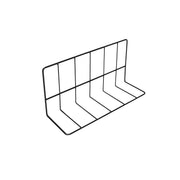 Elite Global Solutions Coated Metal Divider, Black - 6" x 12" x 4"