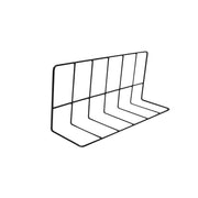 Elite Global Solutions Coated Metal Divider, Black - 6" x 14" x 4"