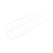 Elite Global Solutions Coated Metal Divider, Black - 6" x 24" x 4"