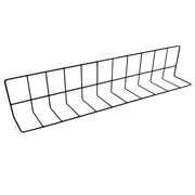 Elite Global Solutions Coated Metal Divider, Black - 6" x 28" x 4"