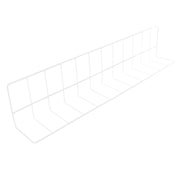 Elite Global Solutions Coated Metal Divider, White - 6" x 30" x 4"