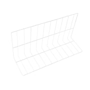 Elite Global Solutions Coated Metal Divider, Black - 12" x 24" x 8"