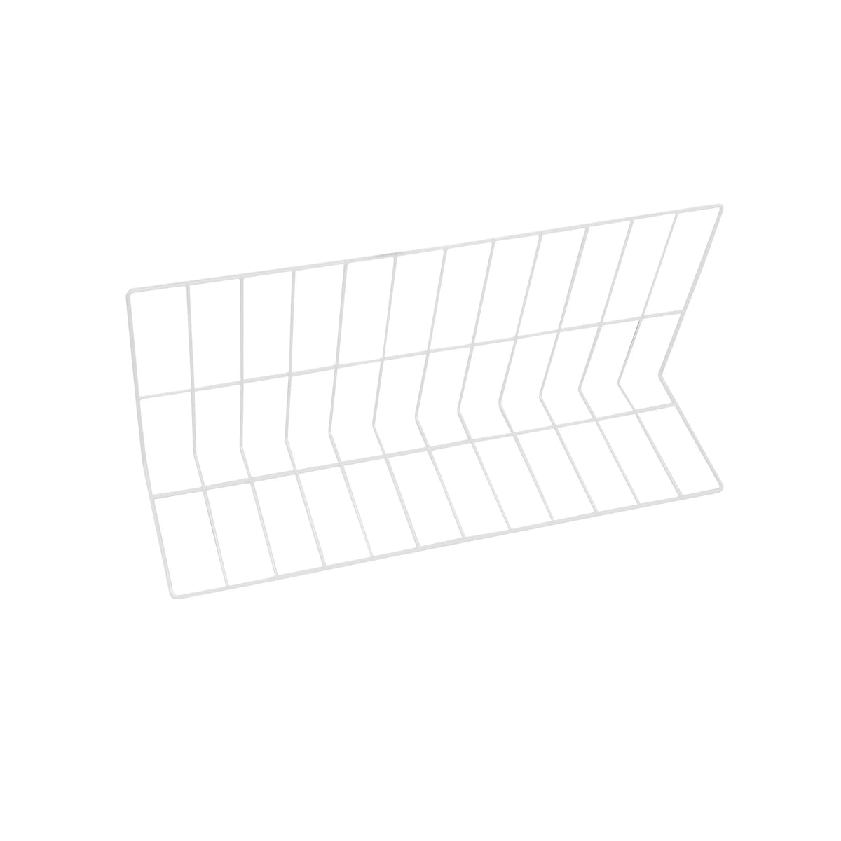 Elite Global Solutions Coated Metal Divider, Black - 12" x 28" x 8"