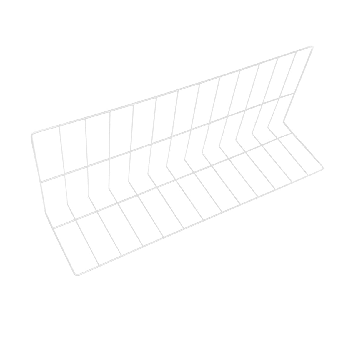 Elite Global Solutions Coated Metal Divider, White - 12" x 30" x 8"
