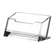 Kantek AD30 Acrylic Business Card Holder, 4" Wide, Clear - photo 2