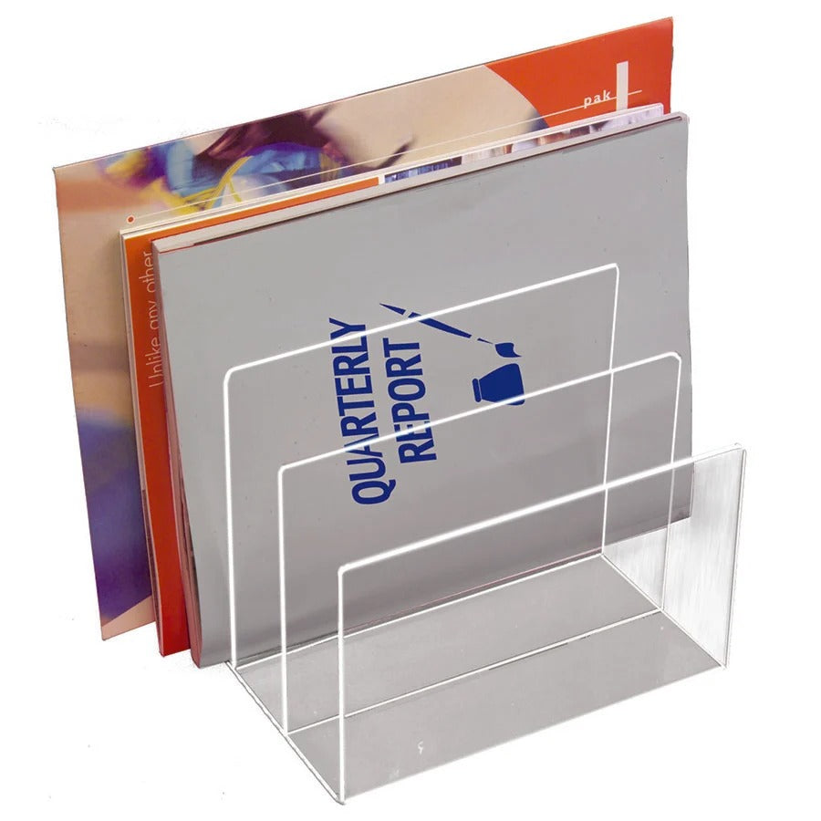 Kantek AD45 Acrylic Sorter, 6 1/2" x 8", Clear - Default Title