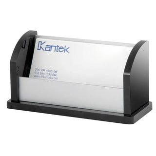 Kantek BA330 Business Card Holder, Black - Default Title