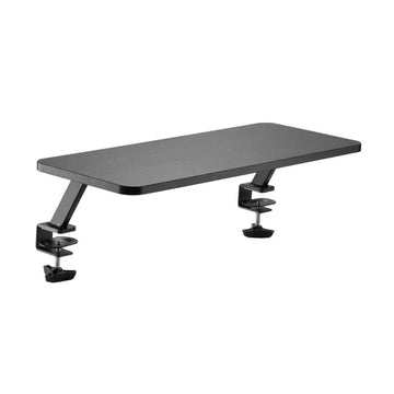 Kantek Clamp Shelf, 5 1/8" High, Black - 25 5/8"