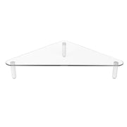 Kantek MS390 Glass Monitor Riser, 19 3/4" Wide, Clear - Default Title