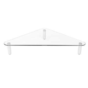 Kantek MS390 Glass Monitor Riser, 19 3/4" Wide, Clear - Default Title