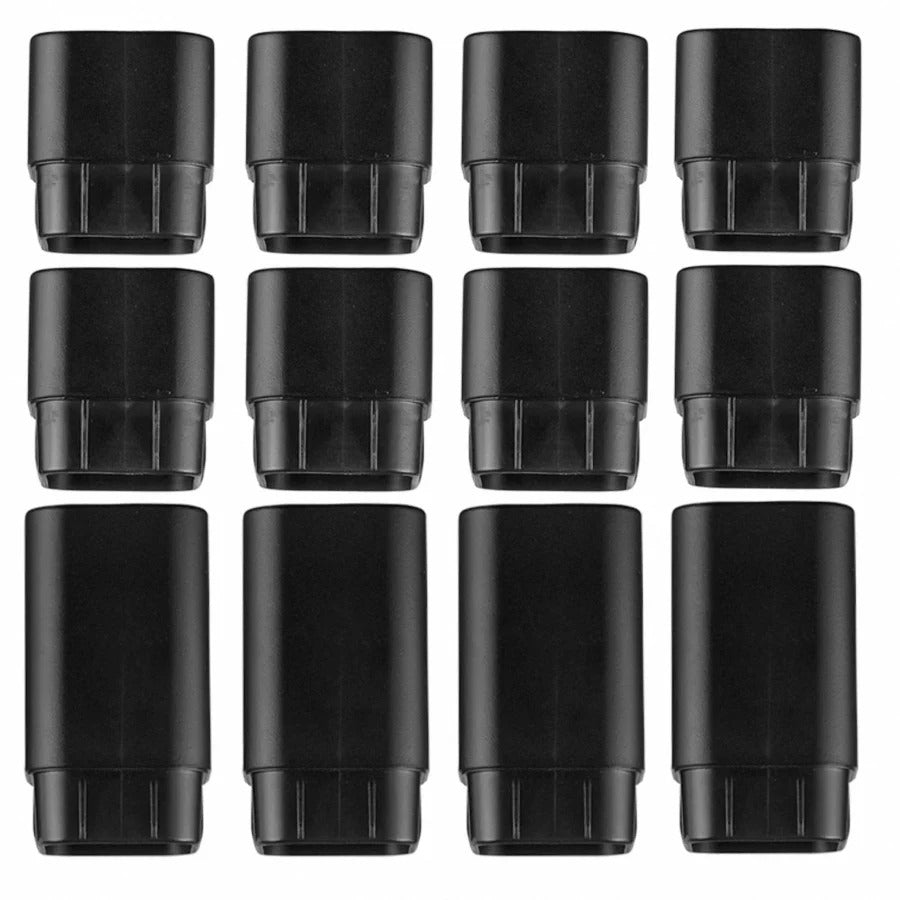 Kantek MS499 Plastic Legs, Black, 12/Set - Default Title