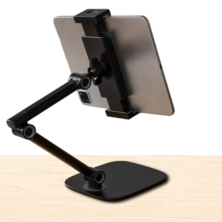Kantek TS820 Metal Desktop Stand, 6 1/8" Wide, Black - photo 3