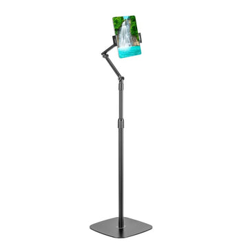 Kantek TS830 Metal Floor Stand, 12 5/8" Wide, Black - Default Title