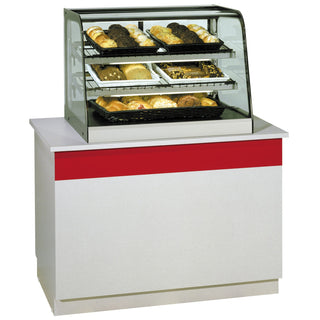 Federal Industries Countertop Bakery Case, 25 1/8" High, Black - 35 1/2"