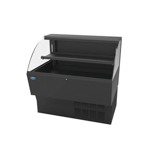 Federal Industries ELPRSS Air Curtain Merchandiser, 46" High, Black - 7.8 cu. ft.