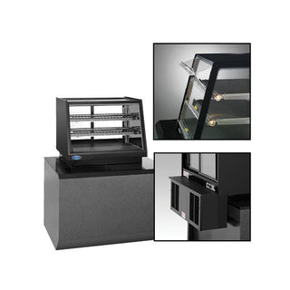 Federal Industries ERR Display Cabinet, 37 11/16" High, 120V - 9.25 cu. ft.