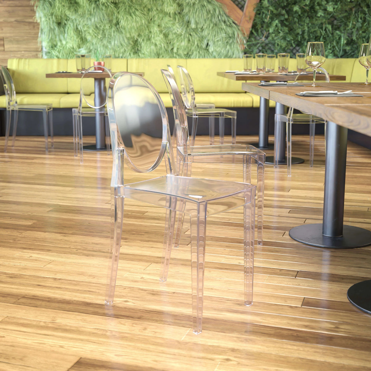 Flash Furniture Chair, Clear - photo 2