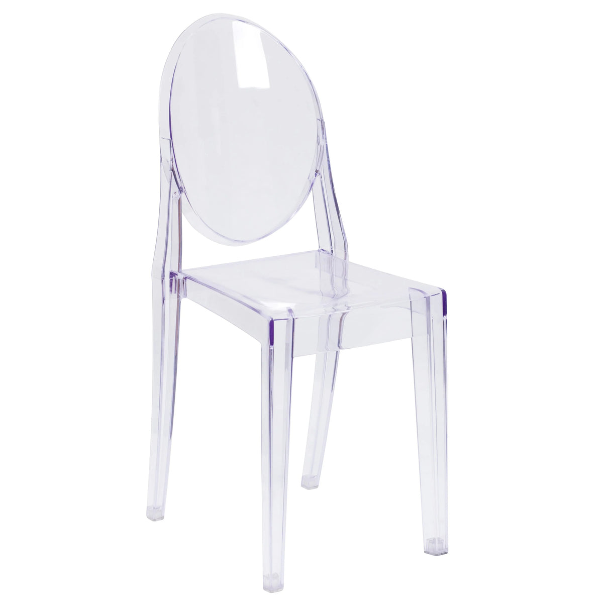 Flash Furniture Chair, Clear - 400 lb.