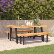 Flash Furniture TT-TT01122-1A-NAT-GG Table, 67" Wide, Brown - photo 2