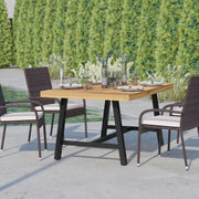 Flash Furniture TT-TT01122-1A-NAT-GG Table, 67" Wide, Brown - photo 5