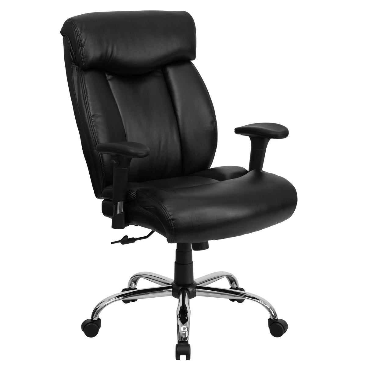Flash Furniture GO-1235-BK Office Chair, 29" Wide, Black - Big and Tall Chairs Executive Chairs