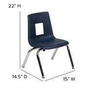 Flash Furniture ADV-SSC Chair, Blue - photo 4