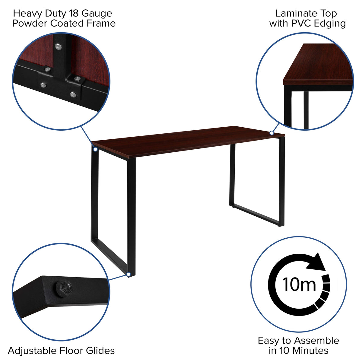 Flash Furniture Desk, 55" Wide - photo 3
