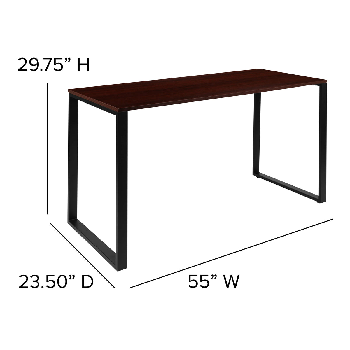 Flash Furniture Desk, 55" Wide - photo 4