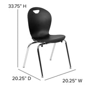 Flash Furniture ADV-TITAN-18BLK Chair, 20 1/4" Wide, Black - photo 4