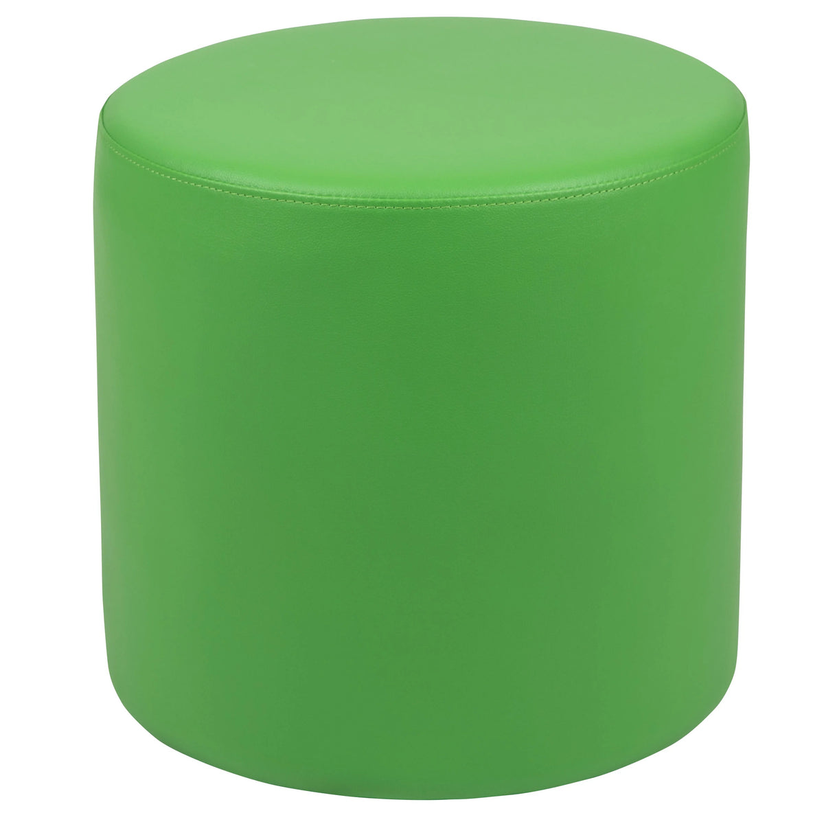 Flash Furniture ZB-FT-045R-18 Vinyl Modular Ottoman, 440 lb. Capacity - Green