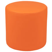 Flash Furniture ZB-FT-045R-18 Vinyl Modular Ottoman, 440 lb. Capacity - Orange
