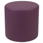Flash Furniture ZB-FT-045R-18 Vinyl Modular Ottoman, 440 lb. Capacity - Purple