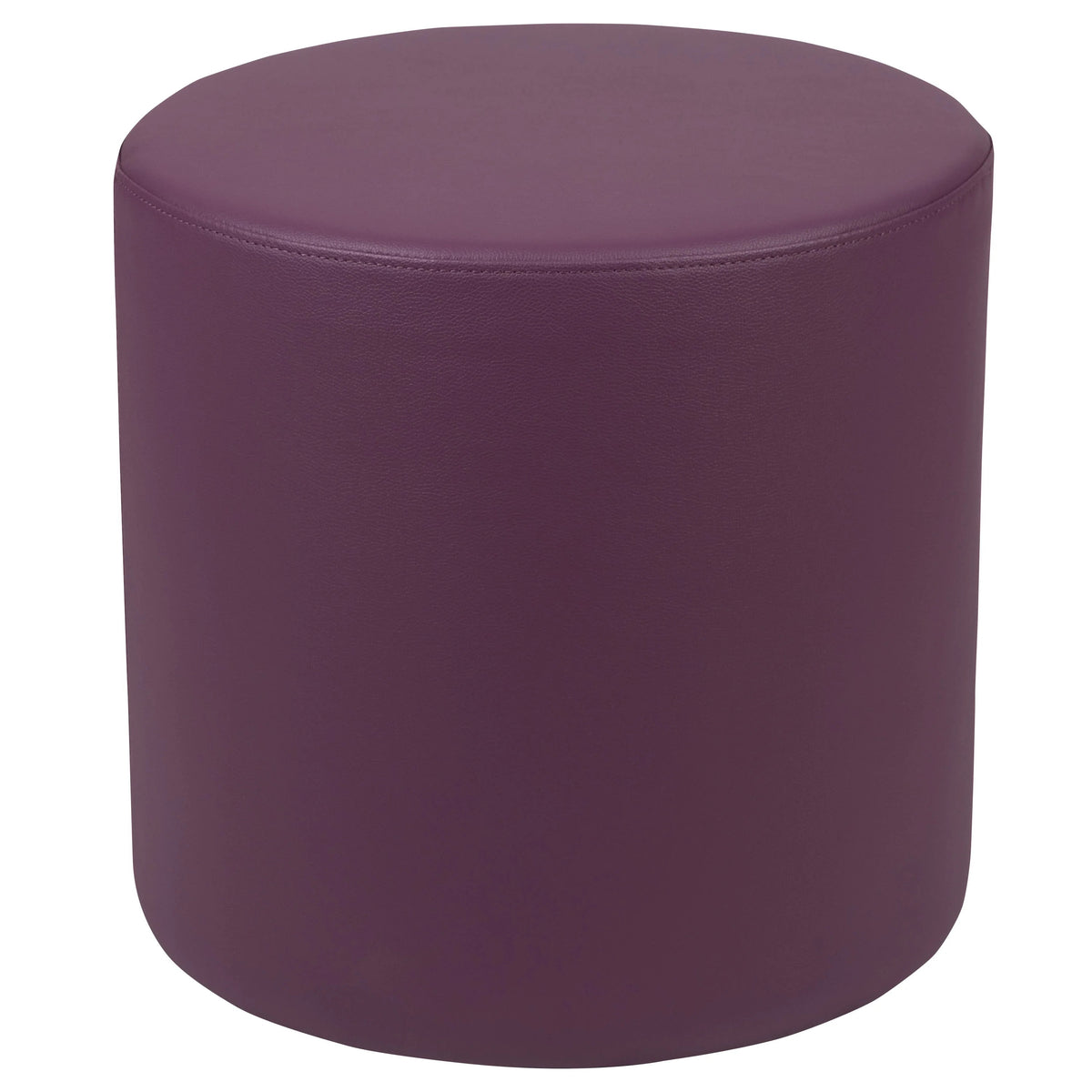 Flash Furniture ZB-FT-045R-18 Vinyl Modular Ottoman, 440 lb. Capacity - Purple