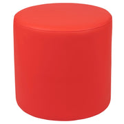 Flash Furniture ZB-FT-045R-18 Vinyl Modular Ottoman, 440 lb. Capacity - Red