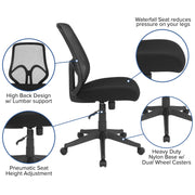 Flash Furniture GO-WY-193A-BK-GG Office Chair, 26 1/2" Wide, Black - photo 3