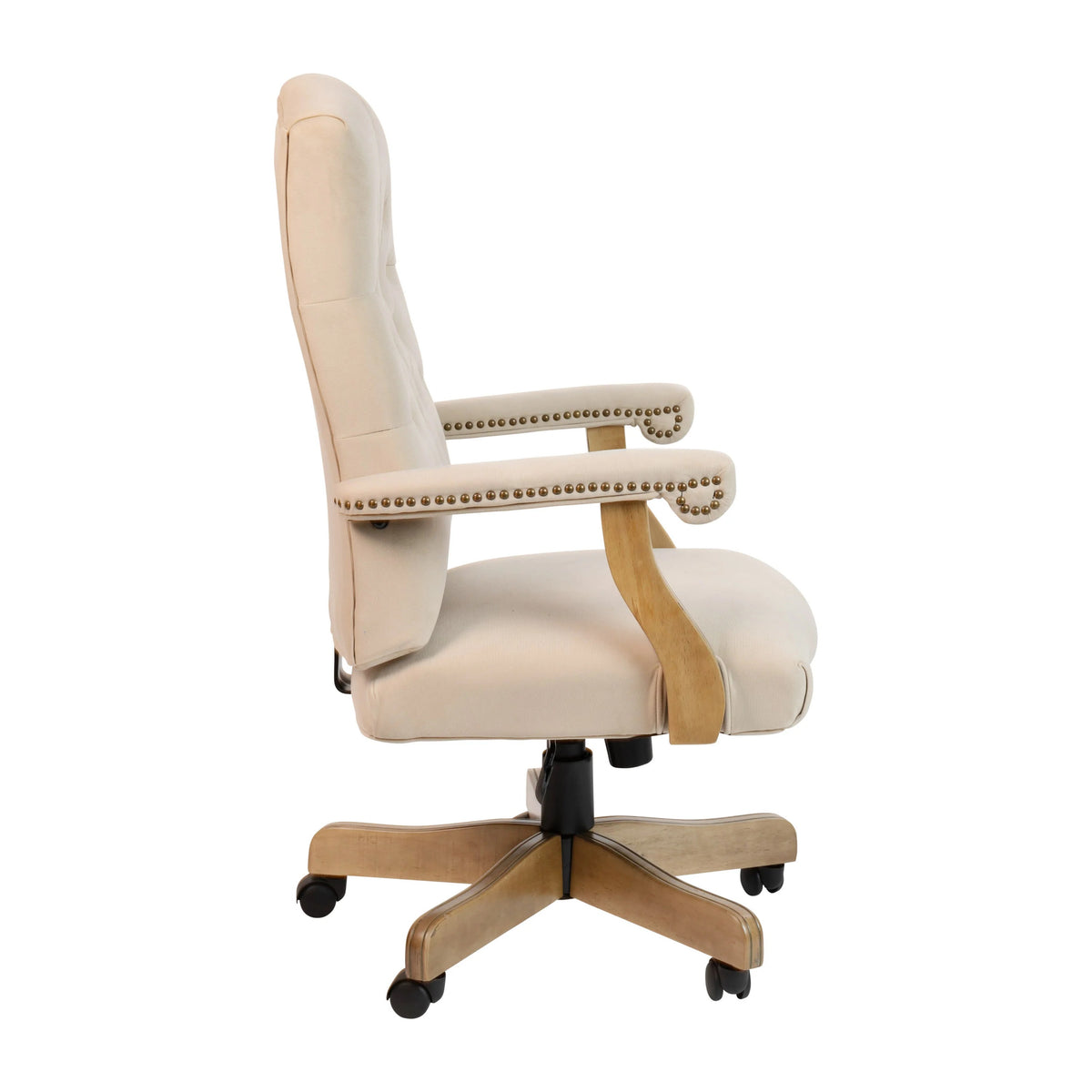 Flash Furniture 801L-LF0005-BK-LEA-GG Office Chair, 26" Wide, Black - photo 4